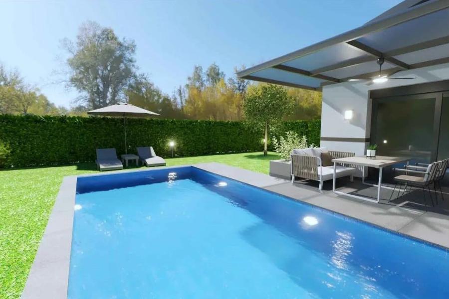 Vila individuala premium cu piscina privata si gradina - Coasta Olimpica Grecia
