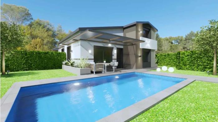 Vila individuala premium cu piscina privata si gradina - Coasta Olimpica Grecia