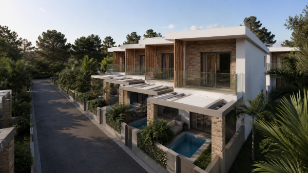 Proiect rezidențial premium în Kalyves, Halkidiki | Vile cu grădină și piscină privată
